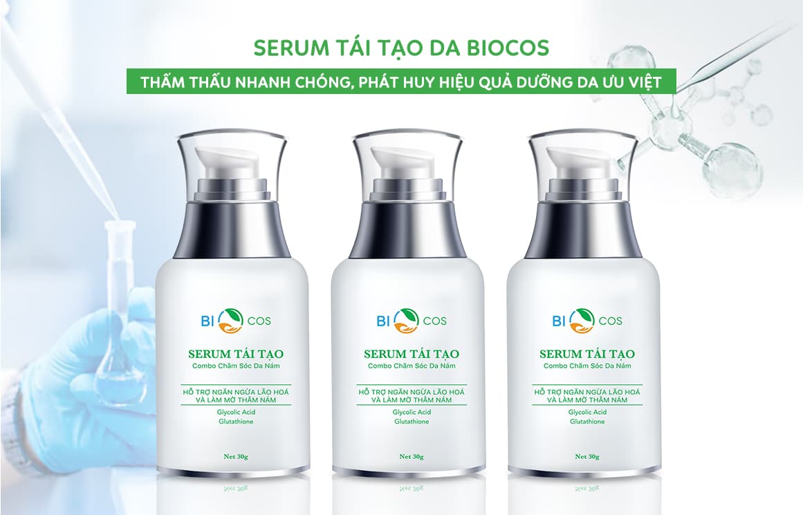Biocosmetics serum tái tạo | Biocos serum tái tạo