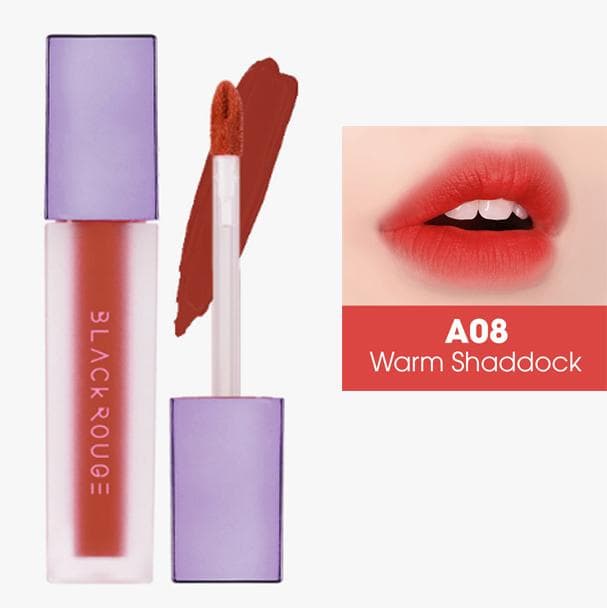 Son Kem Lì mềm môi Black Rouge Air Fit Velvet Tint Hàn Quốc Version 2 (A08: Warm Shaddock)