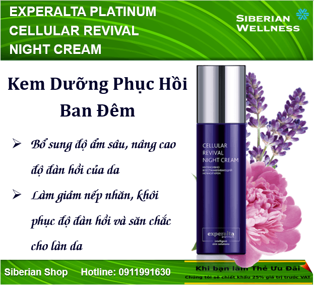 [HCM]Kem dưỡng phục hồi ban đêm Experalta Platinum Cellular Revival Night Cream 50ml - 408374