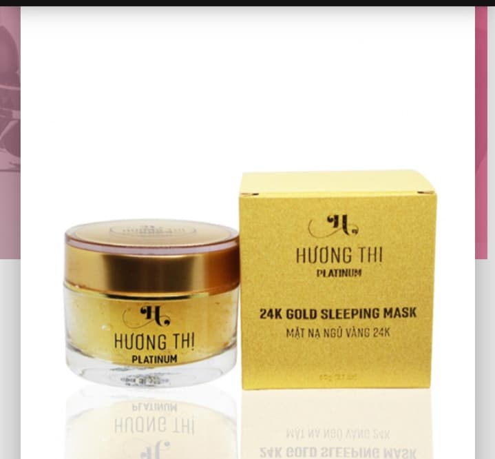Mặt nạ ngủ tinh chất vàng 24K Hương Thị Gold Sleeping Mask 70g