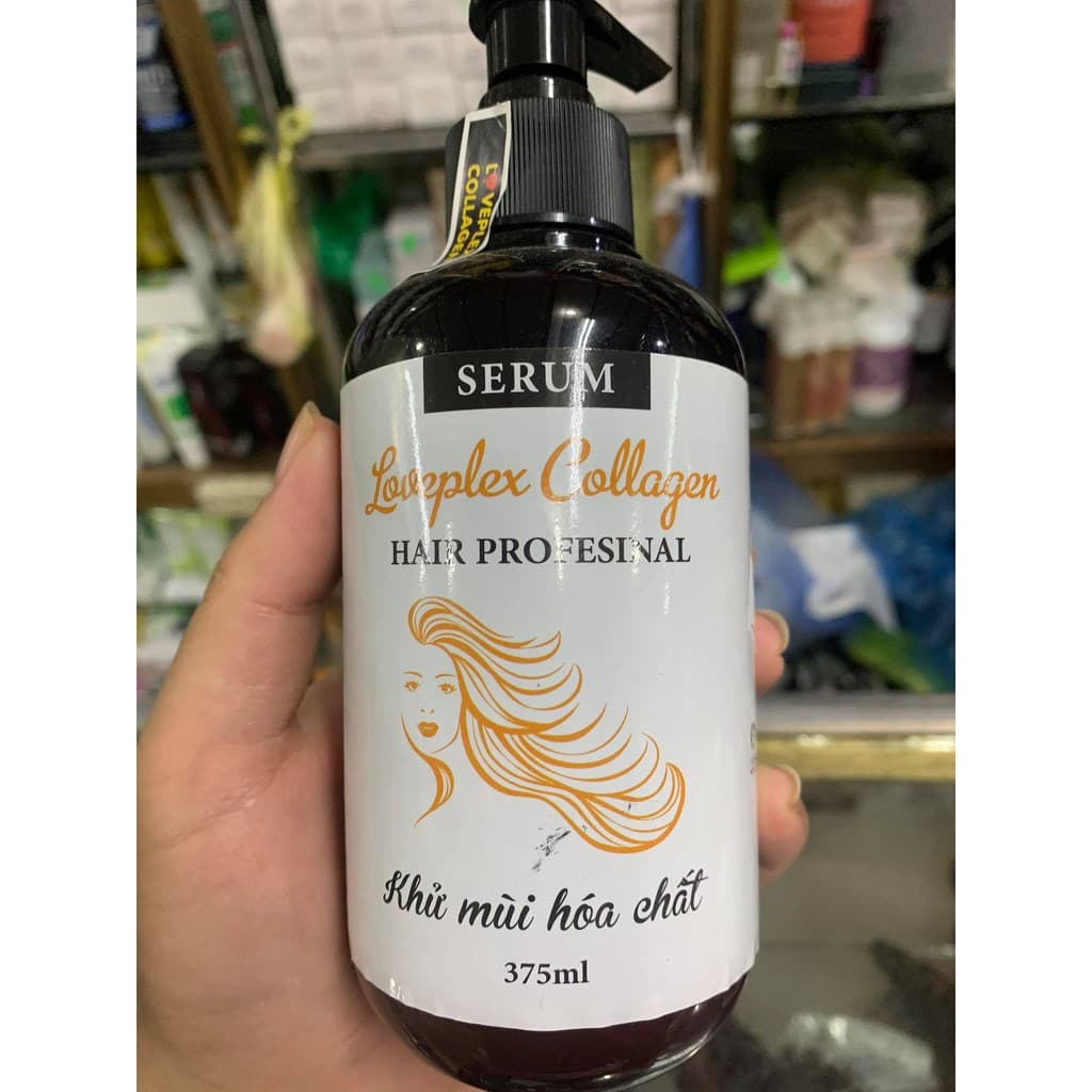 Serum Loveplex collagen khử mùi hóa chất 375ml