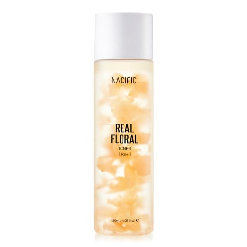 [HCM]Toner dưỡng trắng và phục hồi da từ hoa hồng thật Nacific Real Floral Rose Toner 180ml