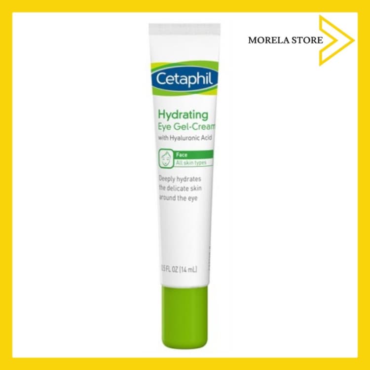 [HCM]Kem dưỡng ẩm làm sáng và mịn vùng mắt Cetaphil Hydrating Eye Gel-Cream With Hyaluronic Acid Deeply Hydrate Brighten & Smooth Under-Eye 14 ml