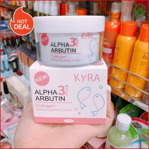 Kem dưỡng trắng da Alpha Arbutin Collagen Body Cream 100ml