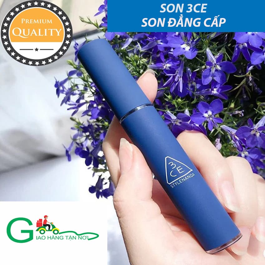 Son Môi 3CE Speak up vỏ xanh hot trend 2020 - Son môi mềm mịn và
