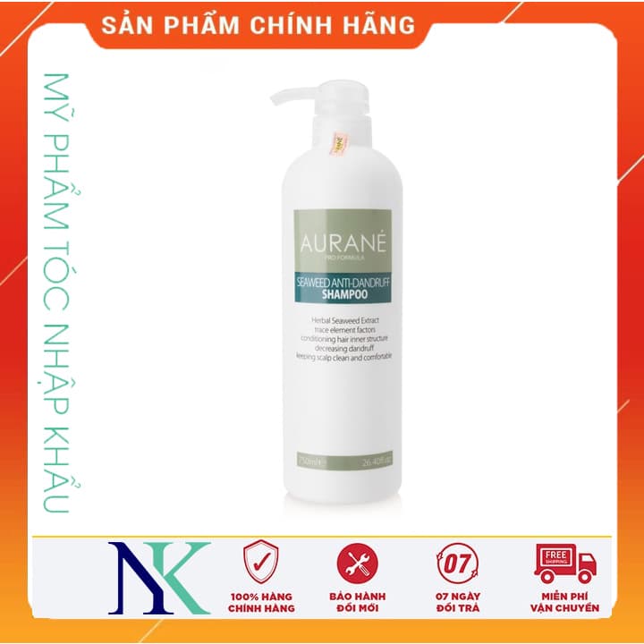 [HCM]Dầu Gội Dành Cho Tóc Gàu Aurane Seaweedanti 750Ml