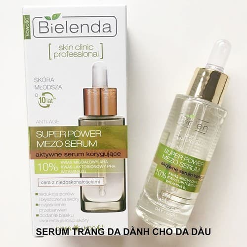 Serum làm mịn da Bielenda Super Power Mero Serum Ba Lan 30ml