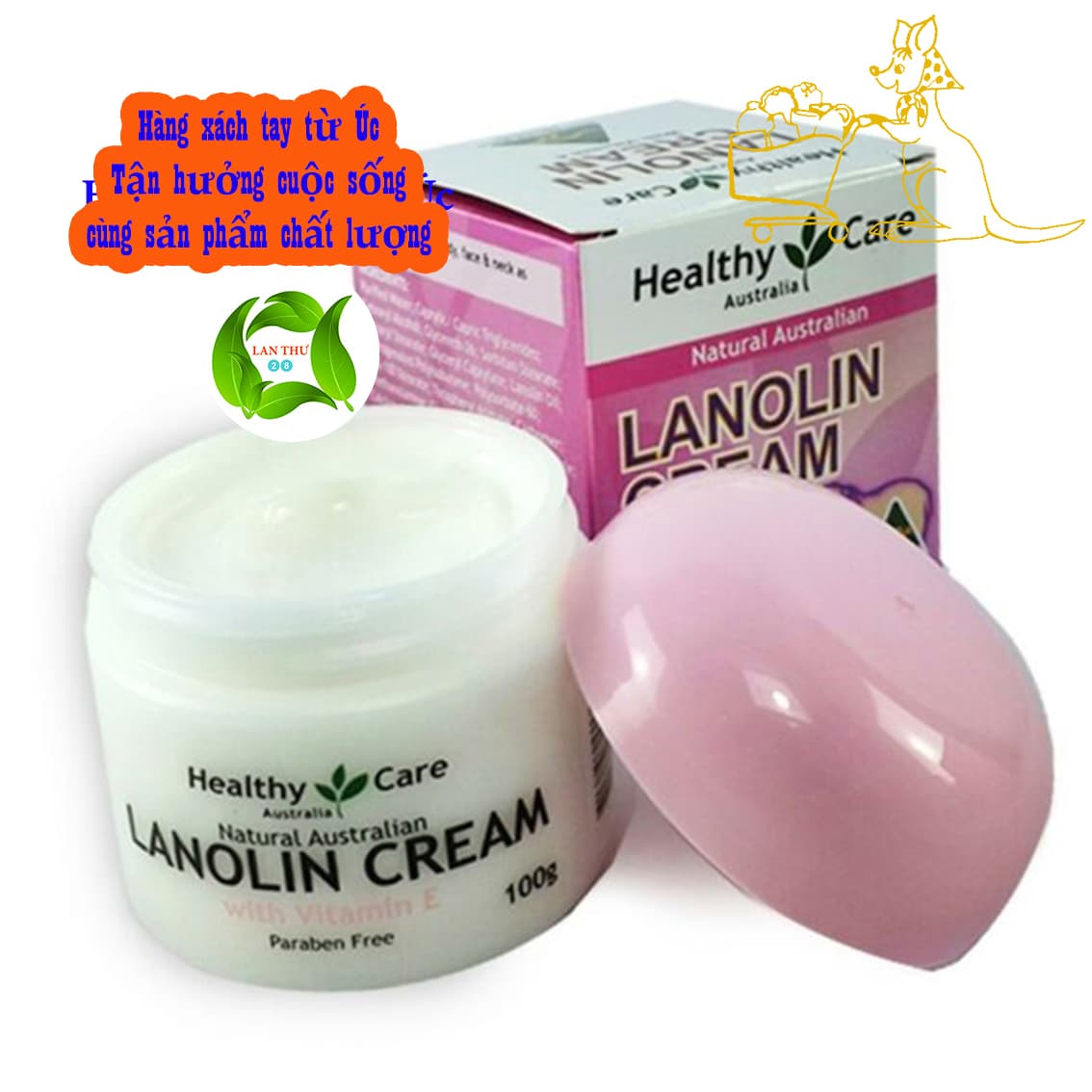 [HCM]Kem Dưỡng Da Nhau Thai Cừu Non Lanolin Cream 100g