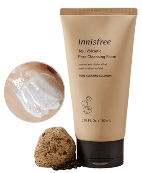 Sữa Rữa Mặt Tro Núi Lửa Innisfree Jeju Volcanic Pore Cleansing Foam 150ml