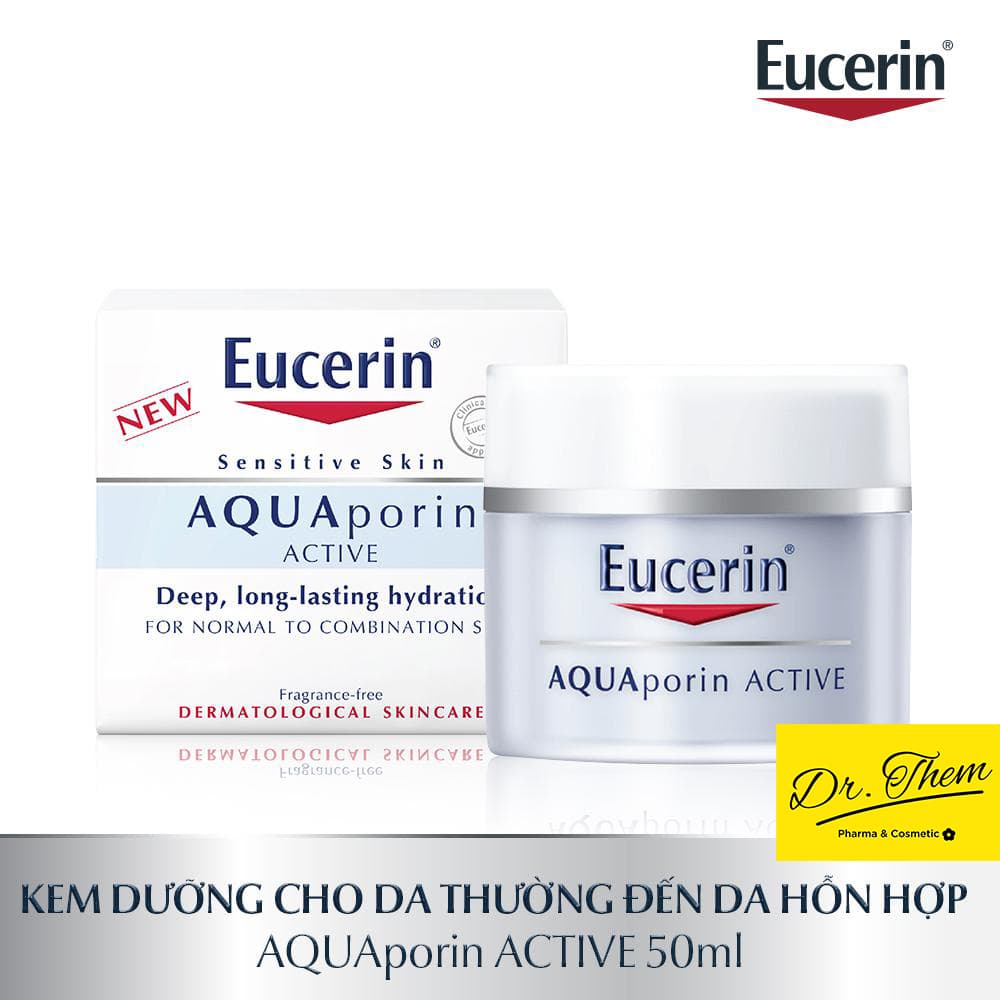 Kem Dưỡng Ẩm Cho Da Thường đến Da Hỗn Hợp Eucerin AquaPorin ACTIVE FOR NORMAL TO COMBINATION SKIN 50ml