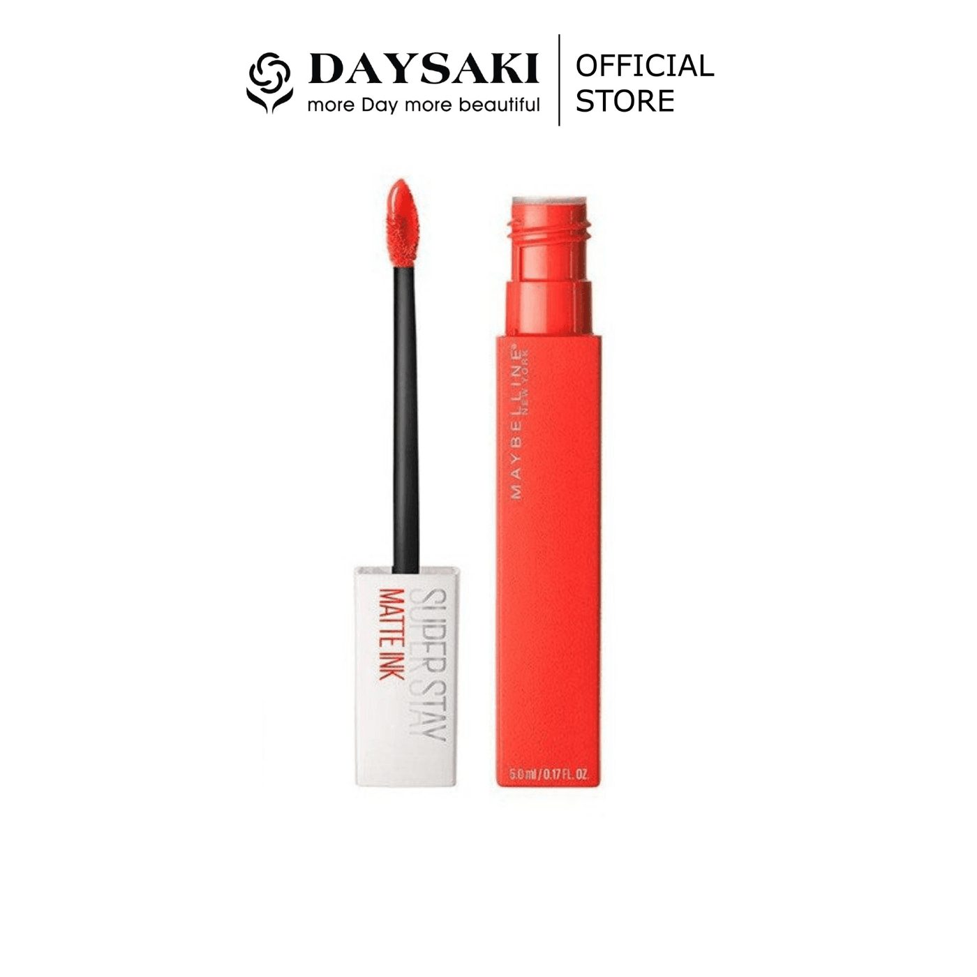[HCM]Maybelline Son Kem Lì 16h Lâu Trôi Super Stay Matte Ink Lipstick- 25 Cam San Hô Heroine 5ml