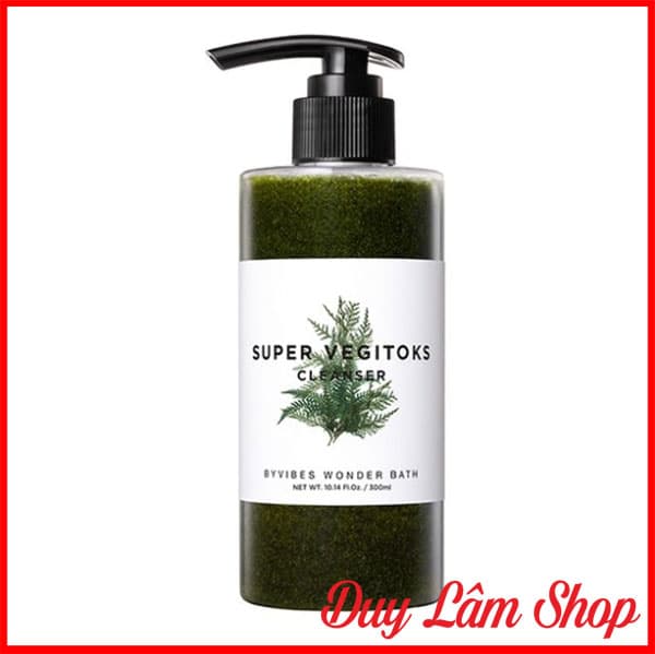 Sữa rửa mặt thải độc rau củ Super Vegitoks Cleanse