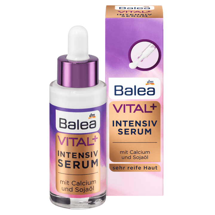 Serum Dưỡng Da Balea Vital+ Intensiv Tái Tạo và Giảm Nếp Nhăn 30 ml