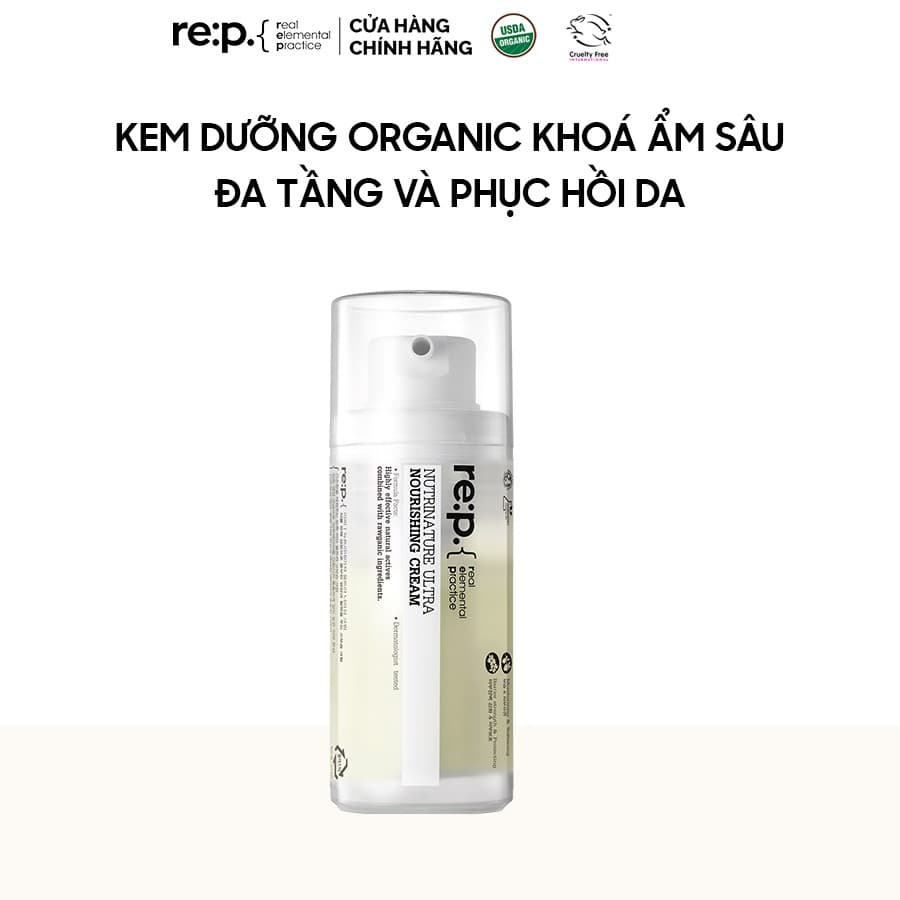 [HCM]Kem Dưỡng Re:p Cấp Ẩm Sâu Đa Tầng Và Phục Hồi Da 50ml Nutrinature Ultra Nourishing Cream