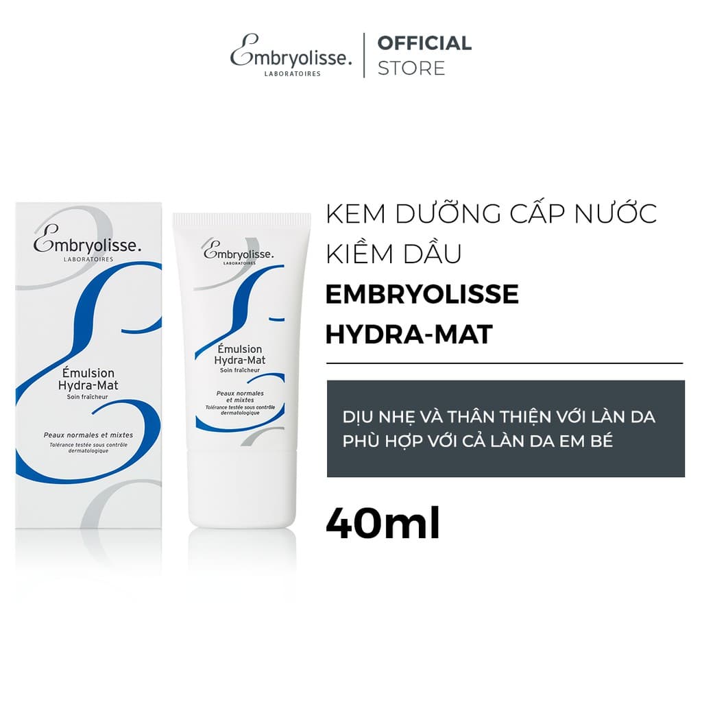 [HCM]KEM DƯỠNG CẤP NƯỚC KIỀM DẦU - EMBRYOLISSE Émulsion Hydra-Mat 40ml