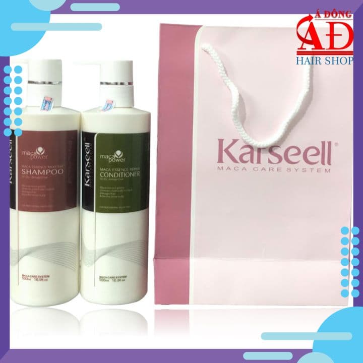 [Chính hãng] Bộ dầu Gội xả Karseell collagen cho tóc khô hư tổn 500mlx2