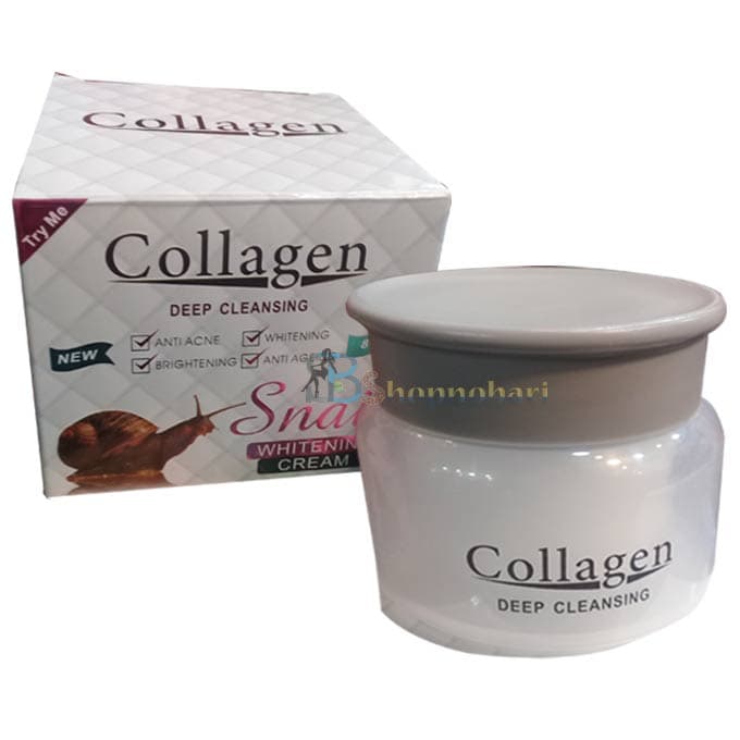 Kem Dưỡng Trắng Da Mặt Cao Cấp Collagen Snail Whitening Cream Chiết Xuất Ốc Sên 80g
