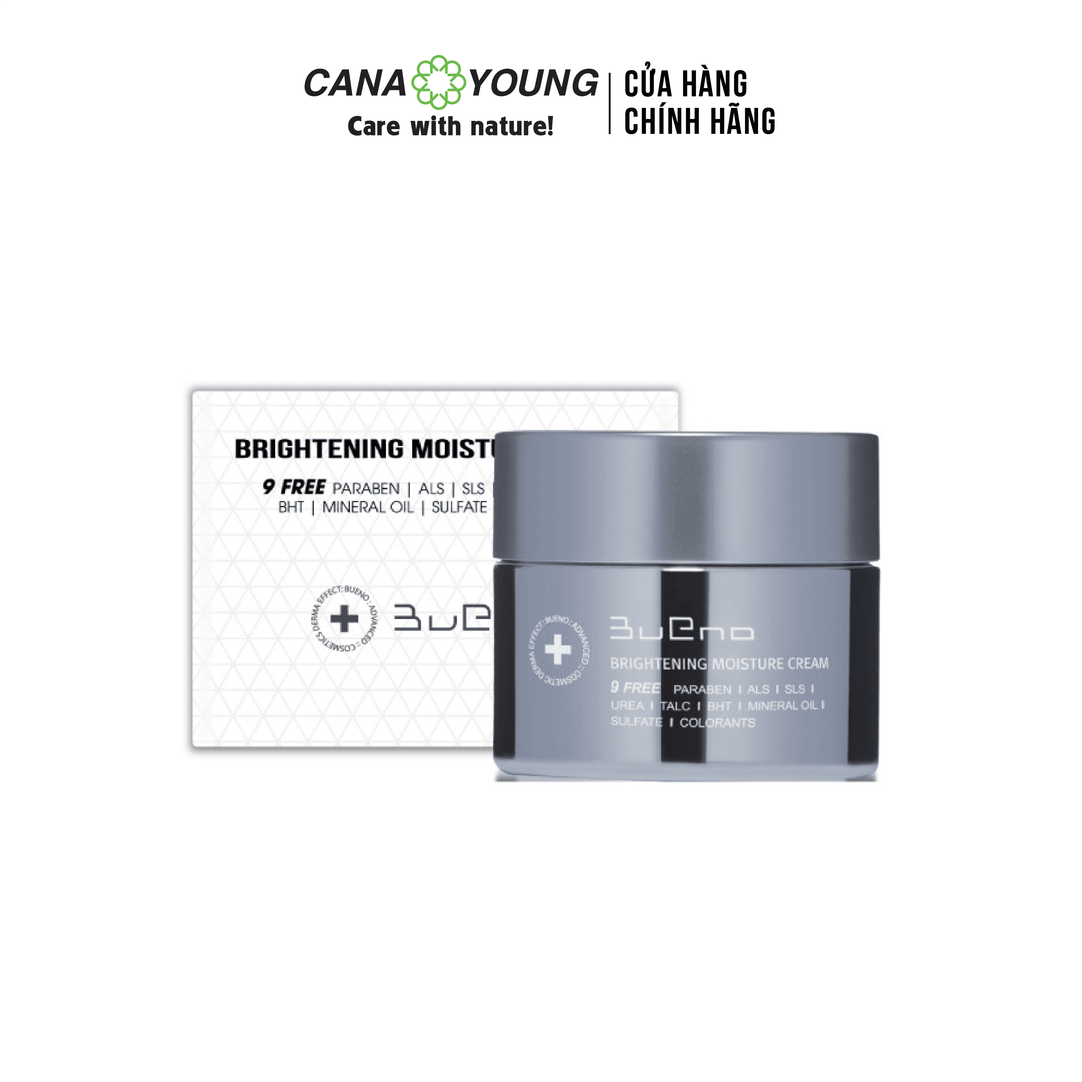 KEM DƯỠNG TRẮNG CẤP ẨM BUENO BRIGHTENING MOISTURE CREAM