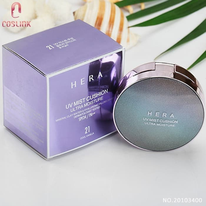 Phấn Nước Chống Nắng Kiềm Dầu Hera UV Mist Cushion SPF50+ PA+++ kèm lõi phụ thay thế
