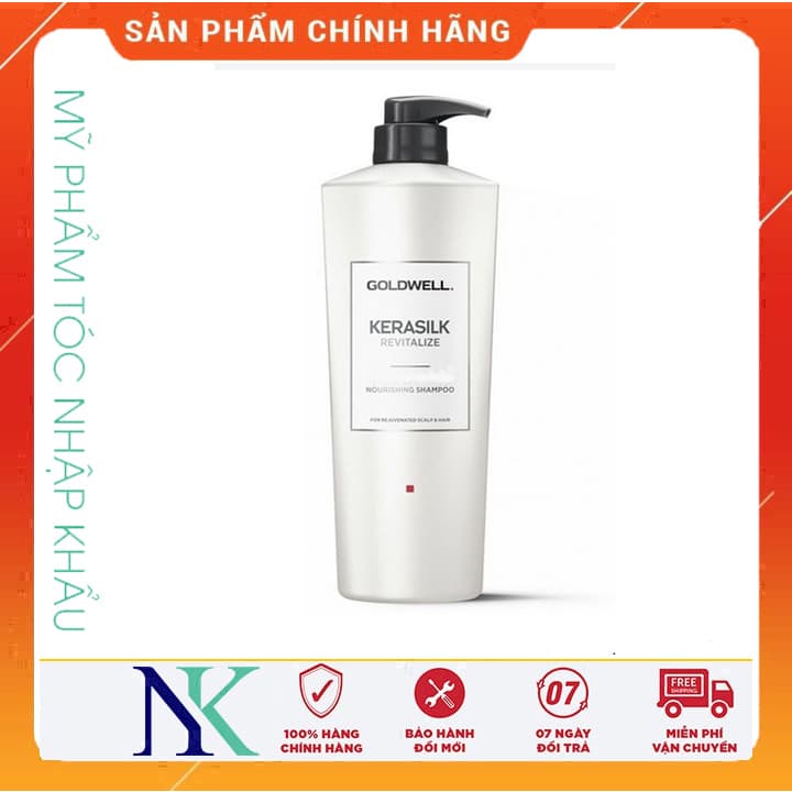 [HCM]Dầu Gội Nuôi Dưỡng Sâu Goldwell Kerasilk Revitalize Nourishing Shampoo 1000Ml