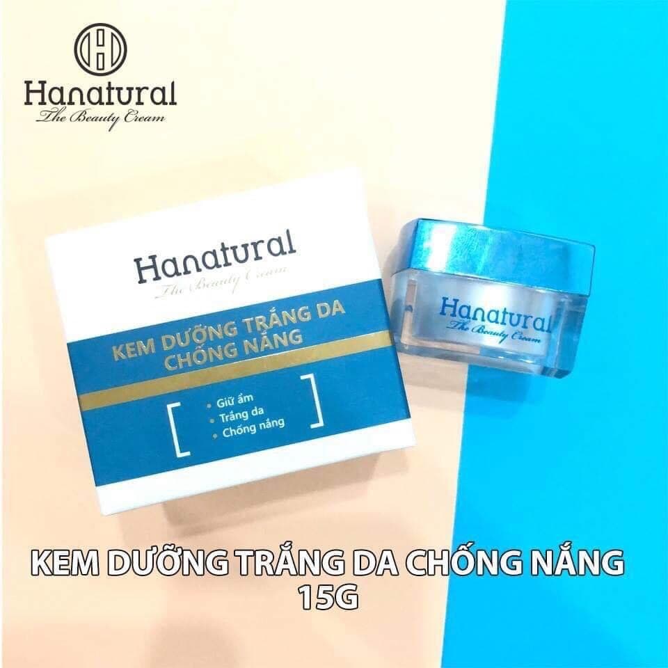 [HCM]Kem Dưỡng Trắng Da Chống Nắng Hanatural 15g