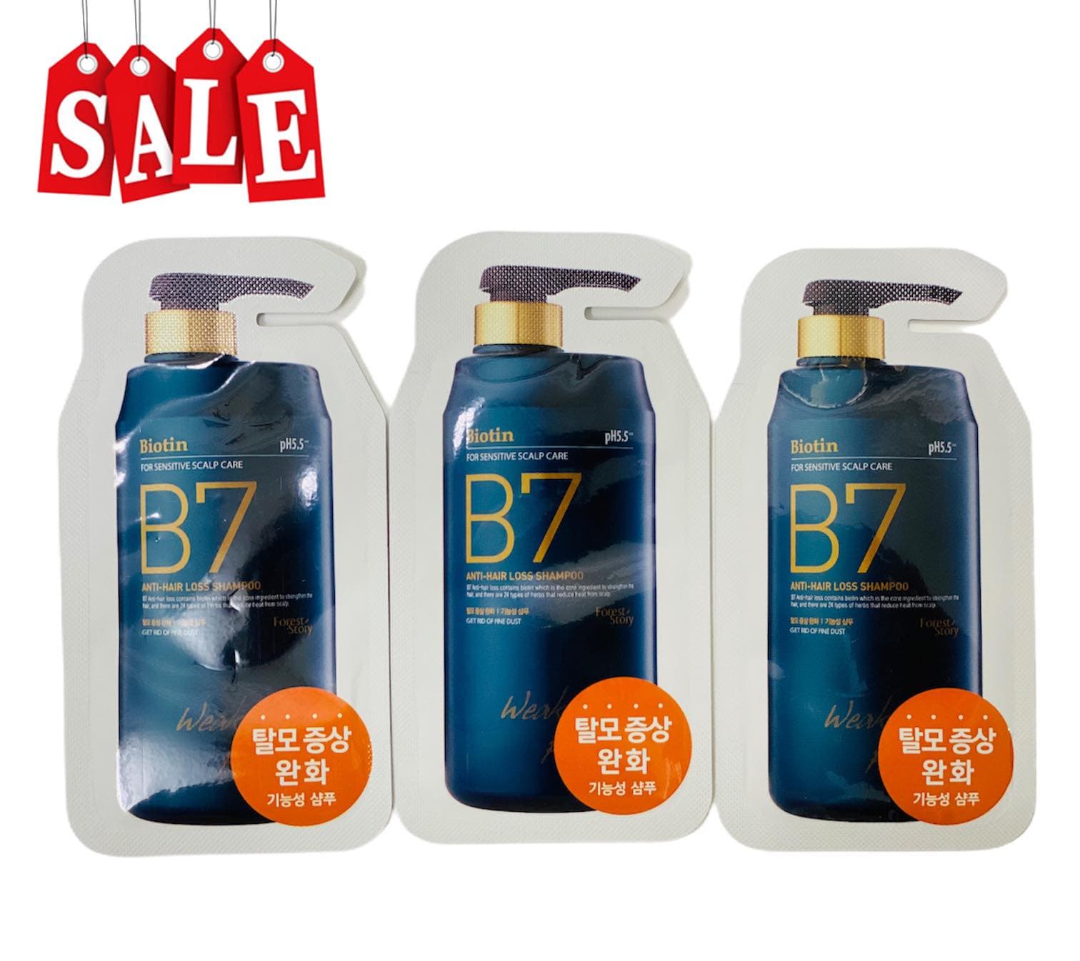 [DẠNG GÓI] DẦU GỘI NGĂN RỤNG TÓC BIOTIN B7 - NK HÀN QUỐC