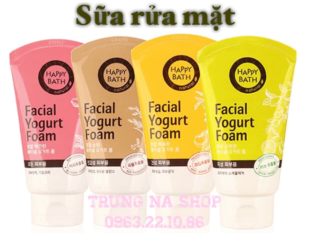 Sữa rửa mặt Happy Bath