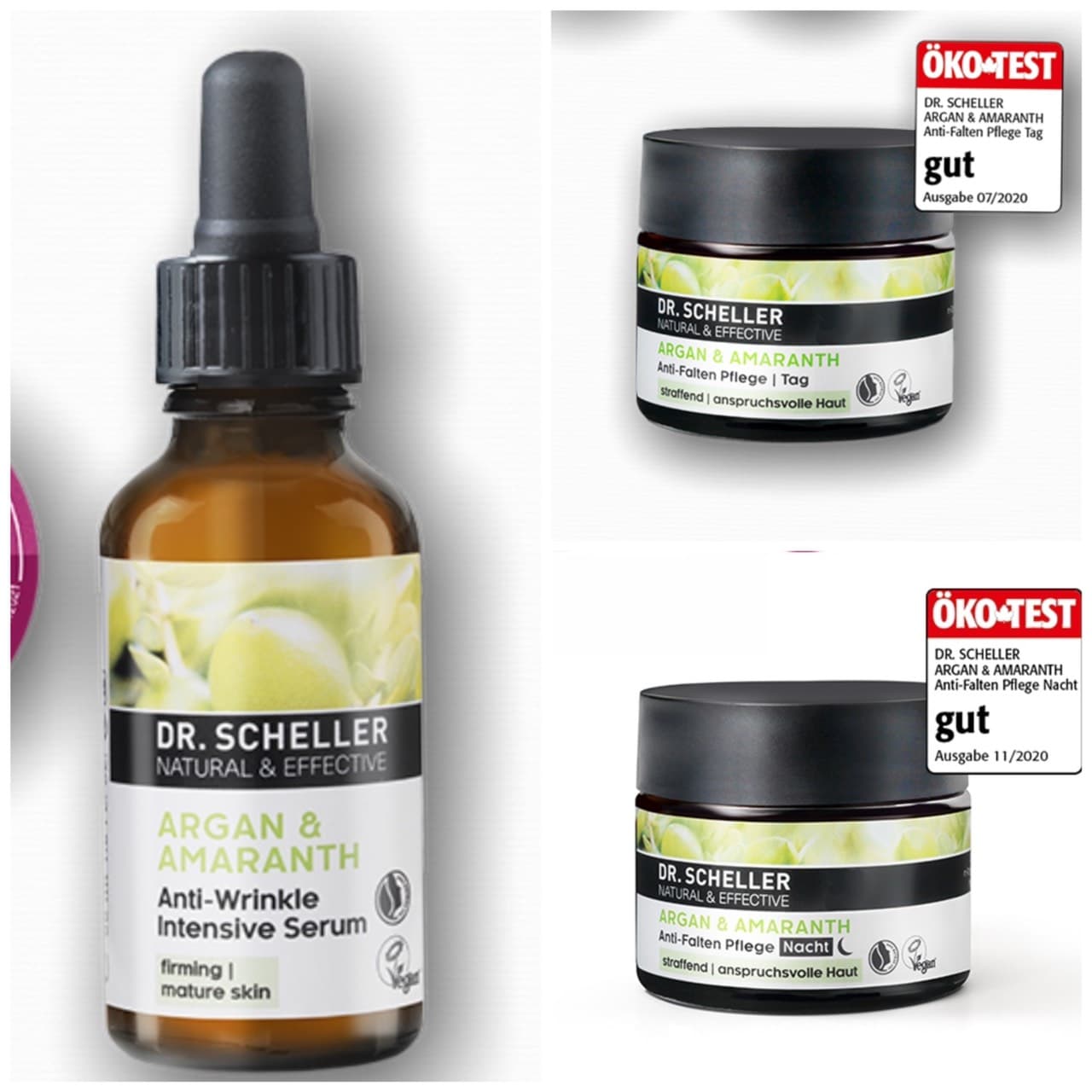 Bộ kem dưỡng da ngày đêm và Serum chống nhăn và lão hóa da Dr Scheller - Nội địa Đức