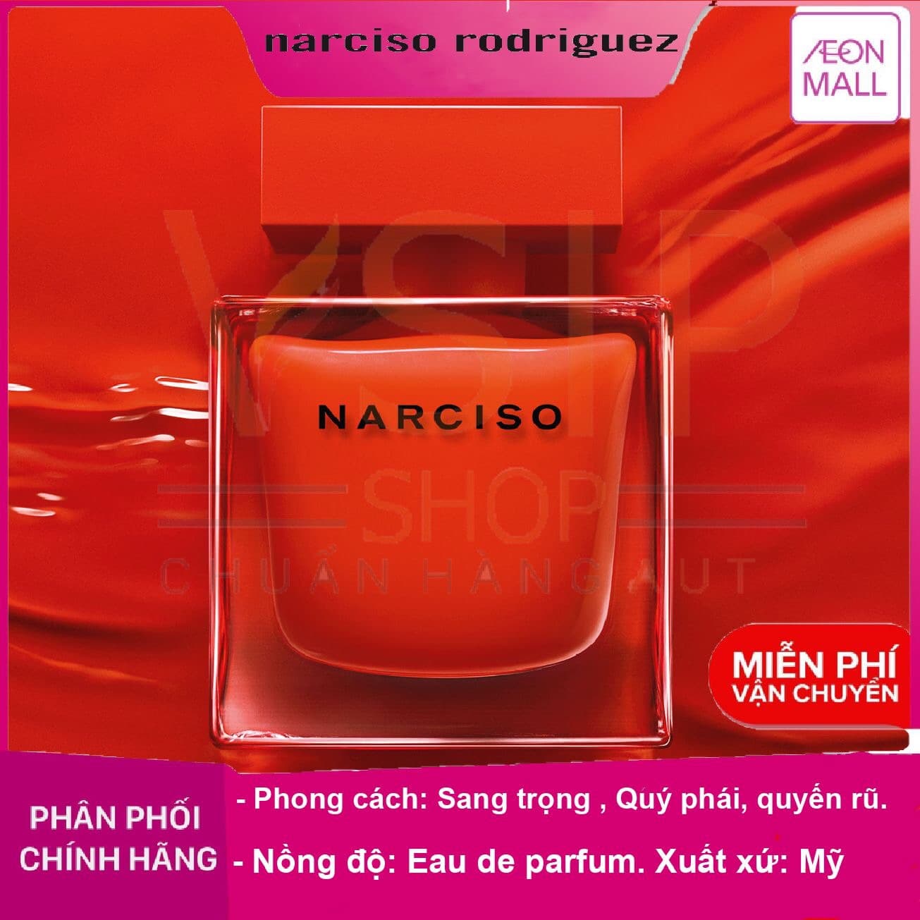 Nước hoa nữ Narciso Rodriguez Narciso Rouge for women Eau de parfum 90ml