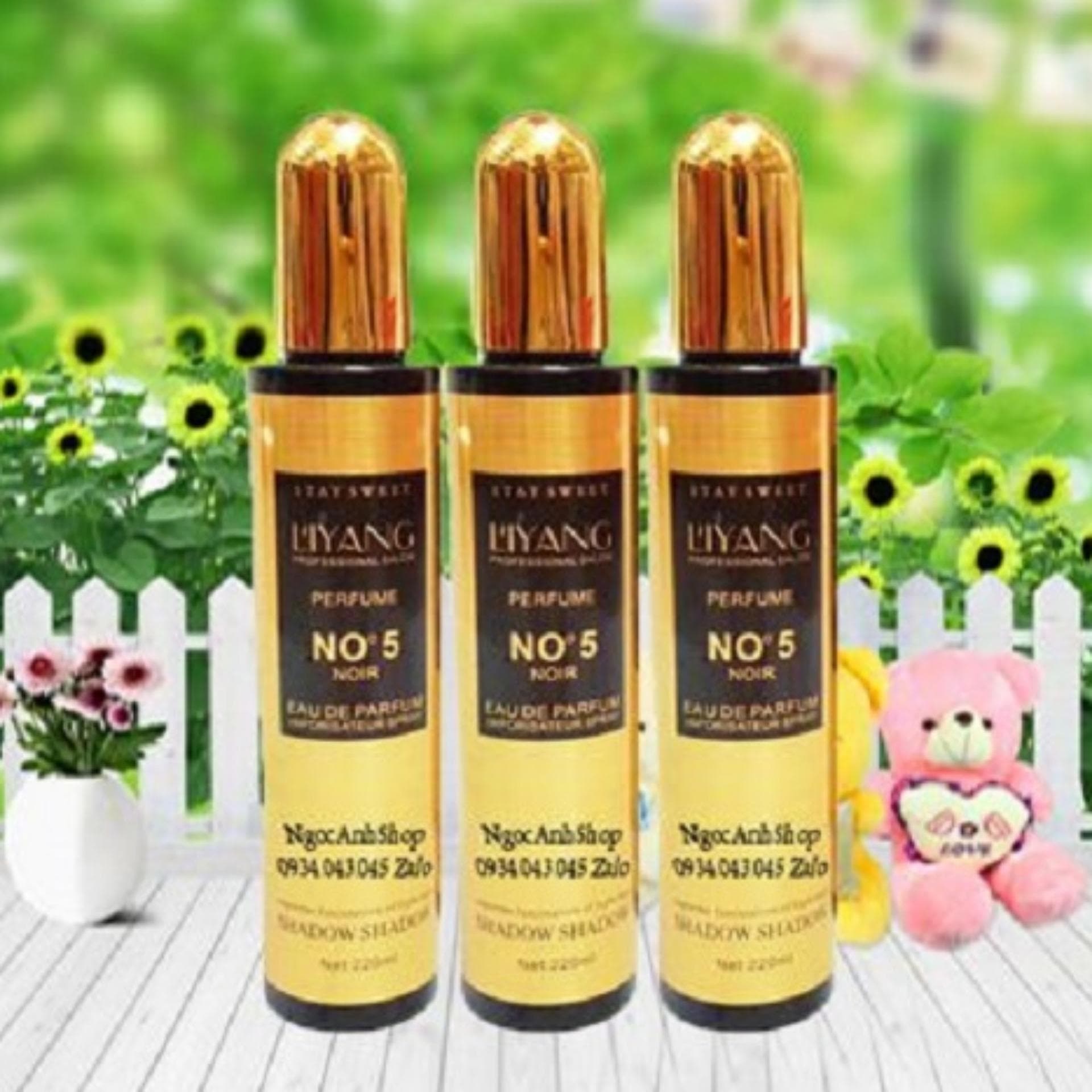 Xịt dưỡng tóc hương nước hoa cao cấp No5 LUÔDAIS 220ml