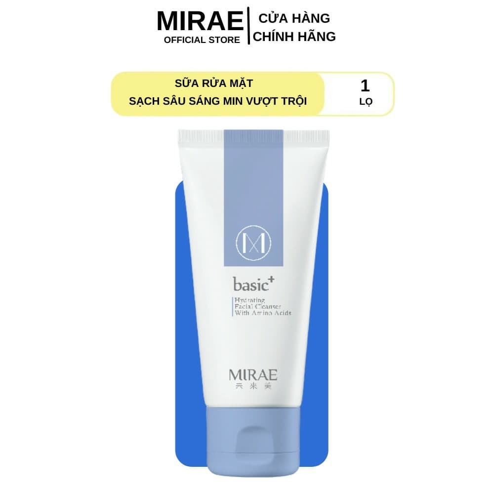 Sữa Rửa Mặt MIRAE làm sạch cấp ẩm hỗ trợ dưỡng da