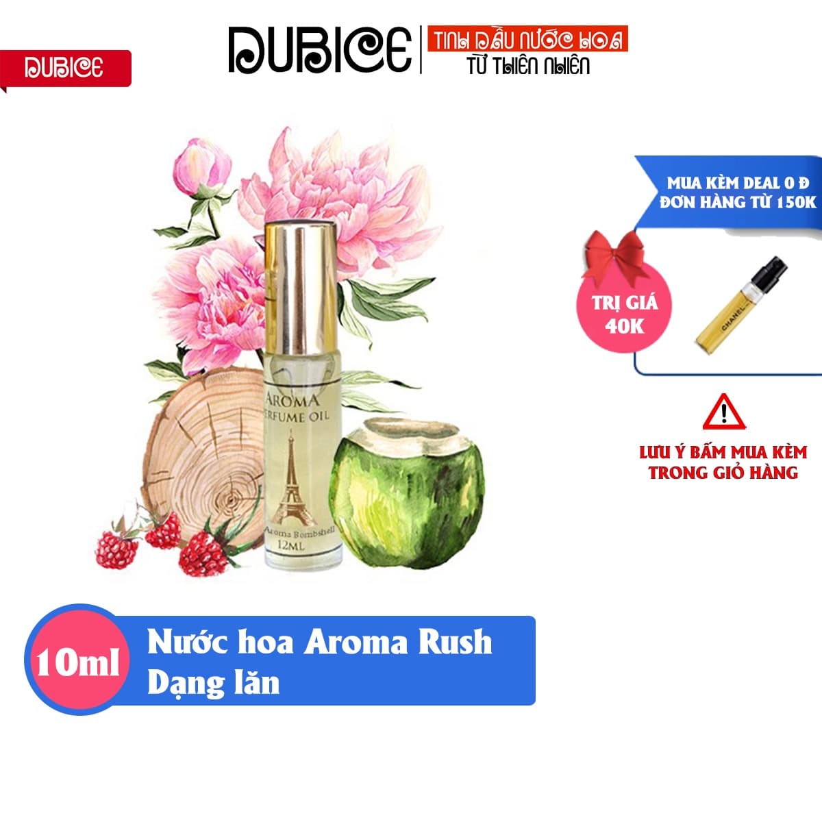 Tinh dầu nước hoa Aroma Irish Rush dạng lăn 10ml