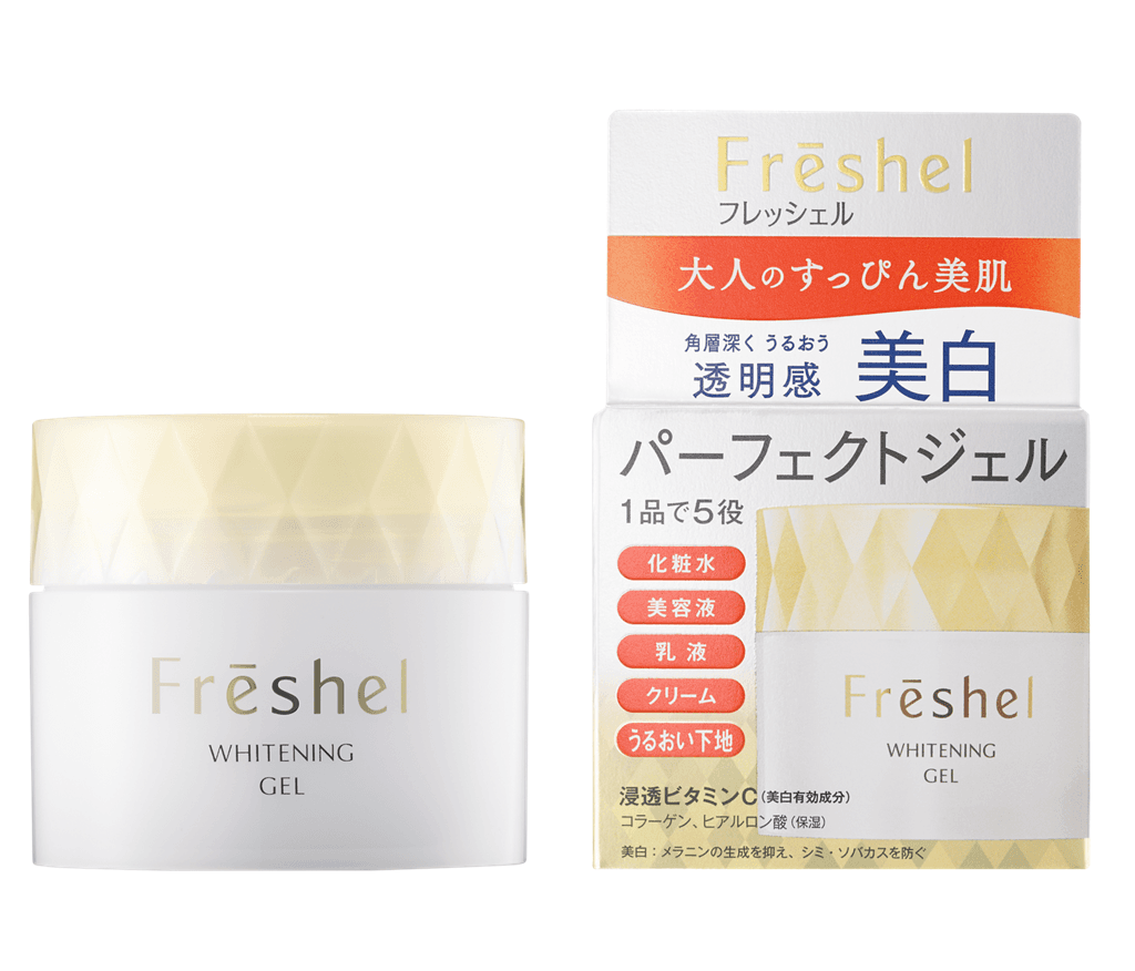 Kem dưỡng ẩm trắng da Kanebo Freshel Whitening Gel 5in1 80g
