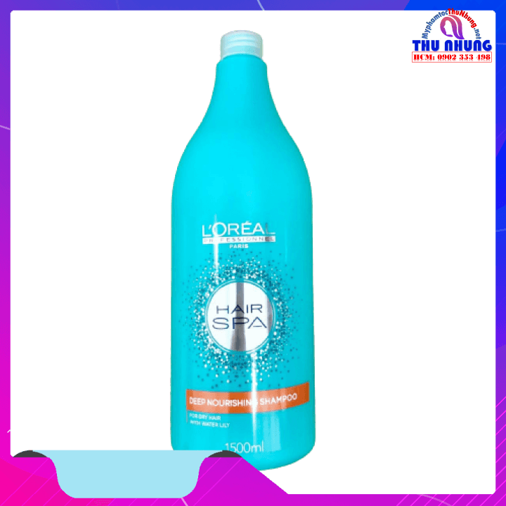 [HCM][LOREAL CHÍNH HÃNG] Dầu gội Loreal Hair Spa Deep Nourishing shampoo suôn mượt cho tóc khô 1500ml