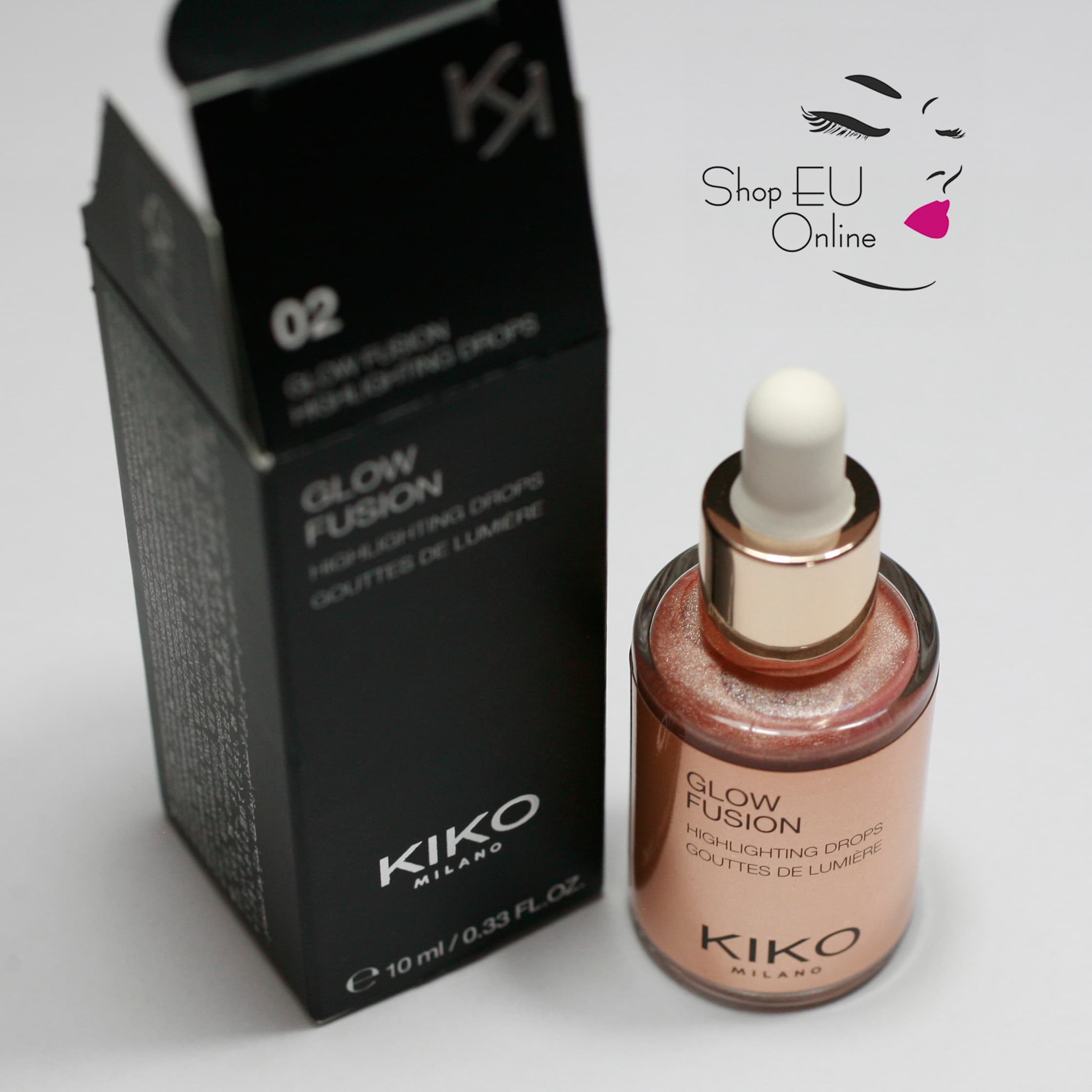 Kiko Highlighter/ Hiệu ứng sáng/ bóng 🌸FREESHIP🌸 Glow Fusion Highlighting Drops/ Kiko Milano/ Made in Italy - ý