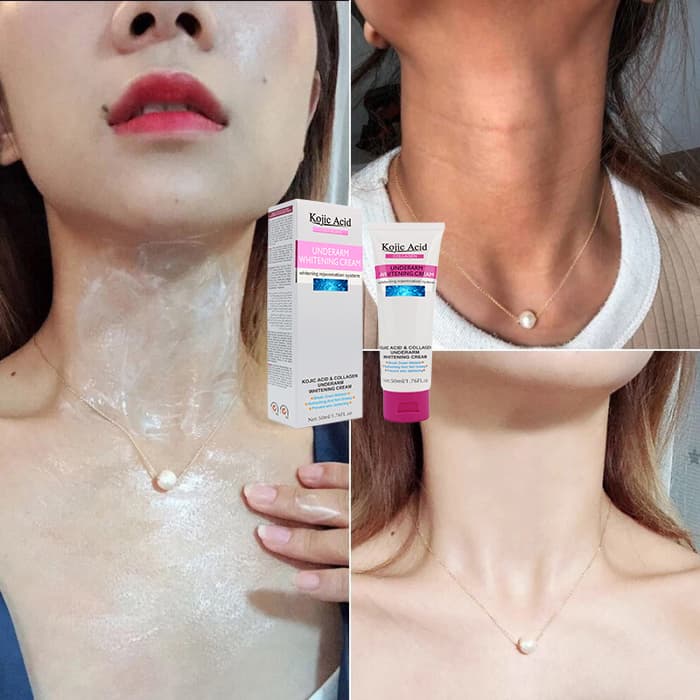 Kem dưỡng Trắng Da vùng nách Chân Đầu Gối với Công Thức Dưỡng Ẩm đặc biệt dưỡng da Kem dưỡng trắng da toàn thân dùng cho vùng da tối màu và vùng bikin giảm thâm.