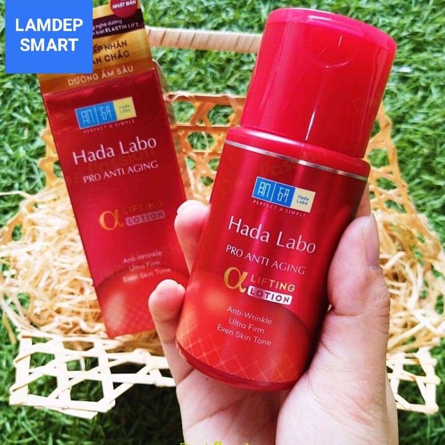 [HÀNG CÔNG TY] Dung Dịch Dưỡng Cải Thiện Lão Hóa Da 100ml Hada Labo Pro Anti Aging α Lifting Lotion Kem Dưỡng Ẩm Trắng Da Chống Lão Hóa CHÍNH HÃNG Hadalabo ROHTO NHẬT BẢN - Cấp Ẩm Sâu Chống Nếp Nhăn Da Khô Mỹ Phẩm GENB