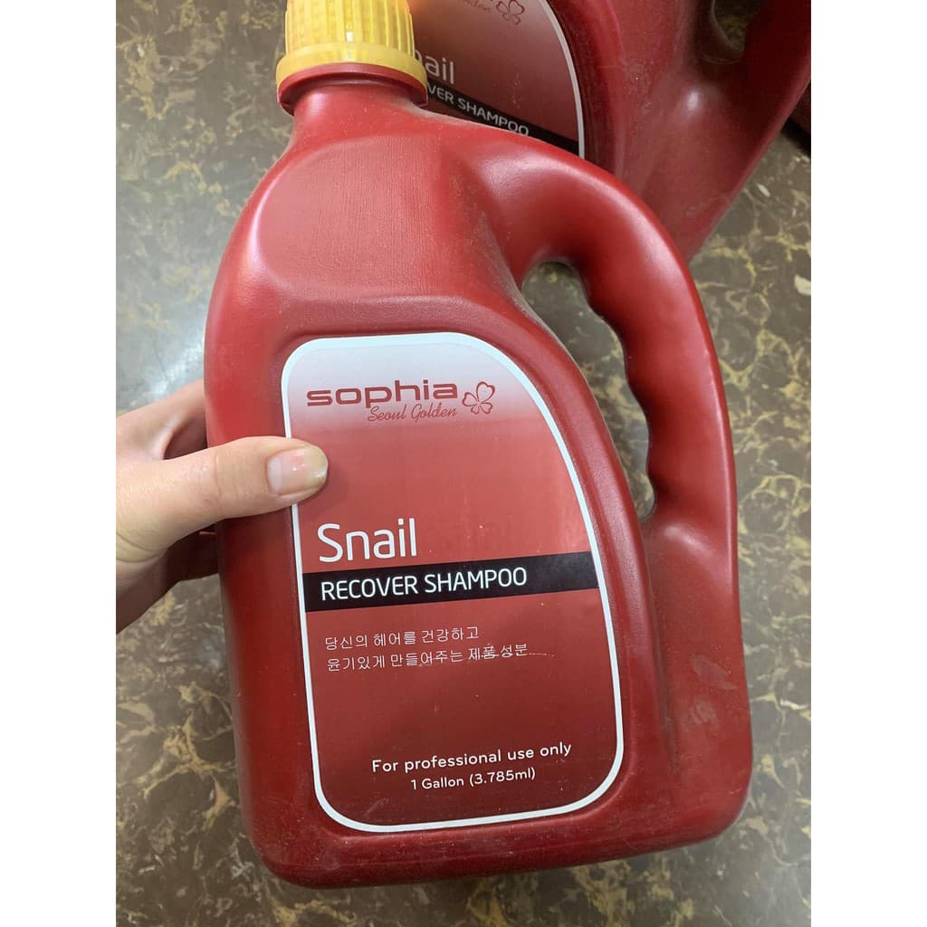 Can Dầu Gội Siêu Phục Hồi Tóc Snail Sophia 3785ml