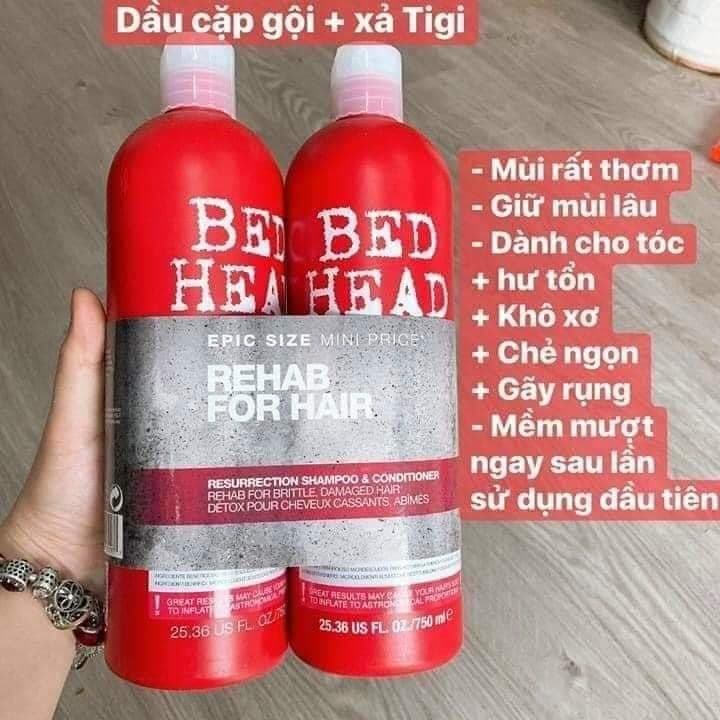 Dầu Gội Tigi đỏ BED HEAD TIGI URBAN ANTIDOTES phục hồi tóc hư tổn cấp độ 3 1500ml/ cặp - Tươi Shop