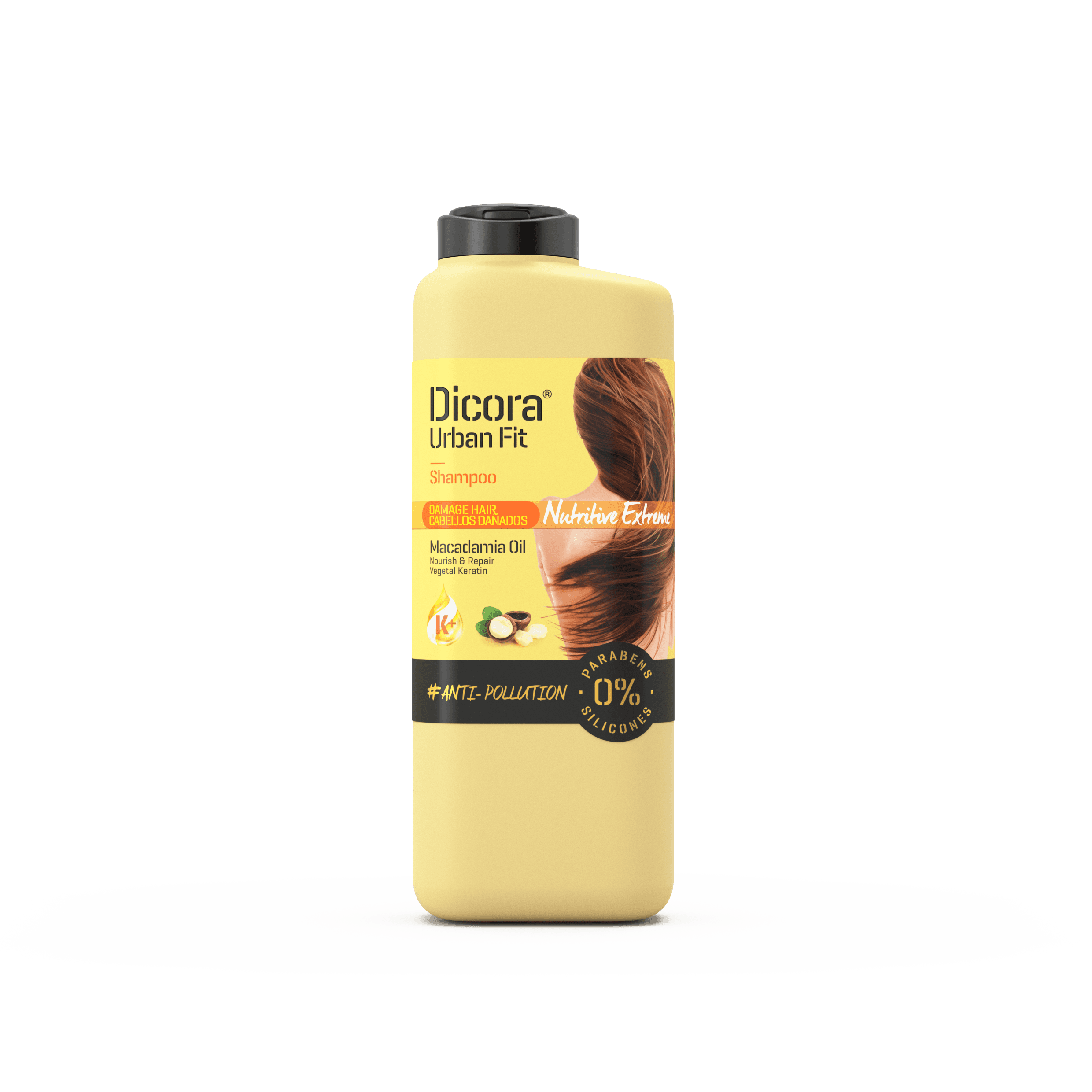 Dầu gội DICORA dành cho tóc hư tổn chiết xuất tinh dầu Macadamia thương hiệu của Dicora Urban Fit 400ml
