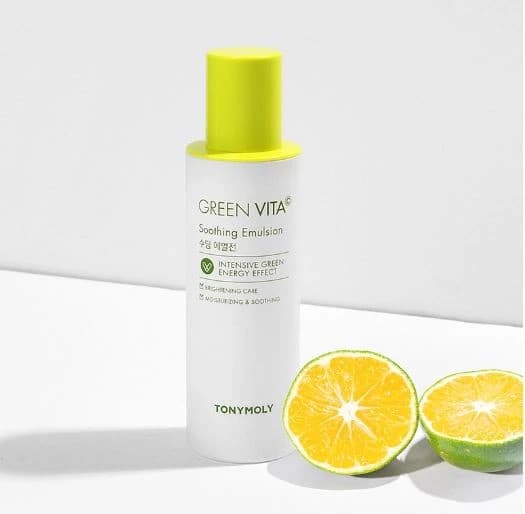 Sữa dưỡng da sáng da tăng cường độ ẩm TonyMoly Green Vita C Sparkling Emulsion