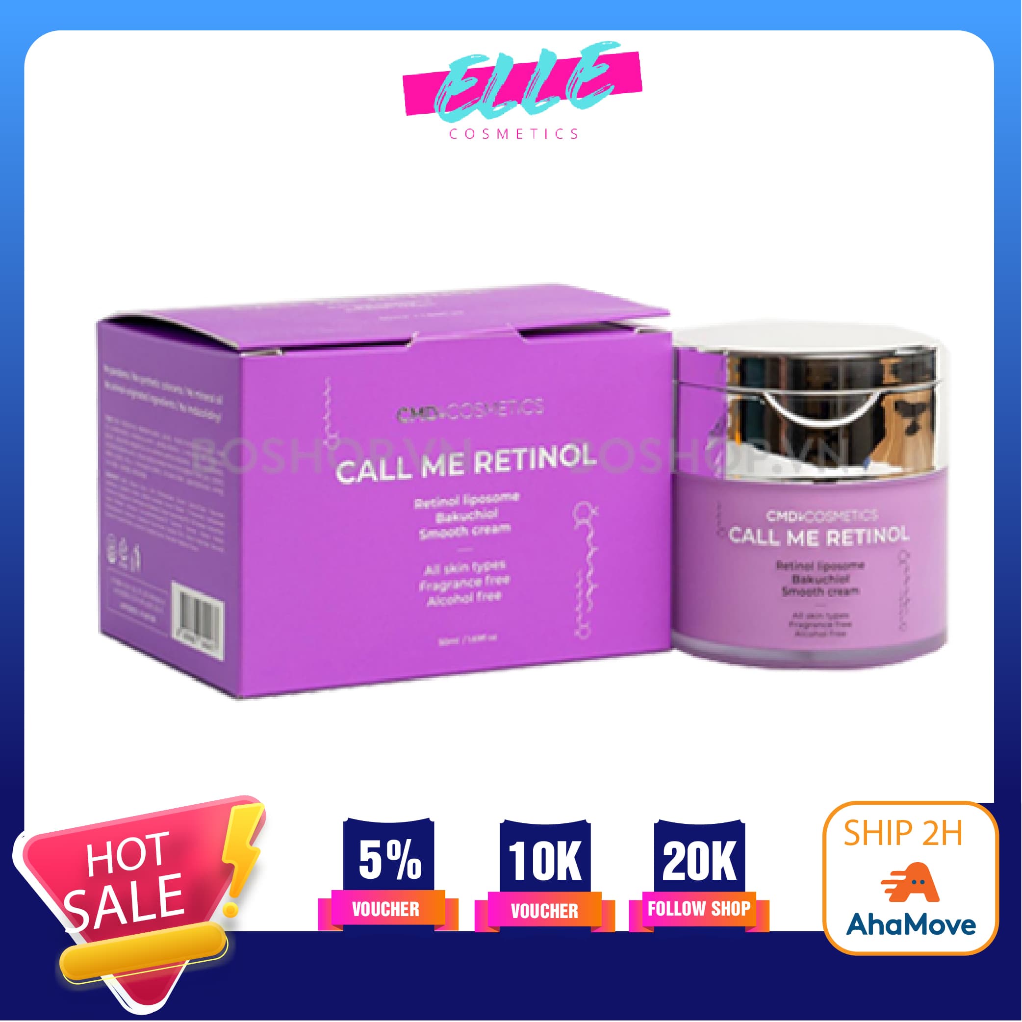 [HCM]Kem dưỡng da đêm Call Me Retinol phiên bản CALL ME BLEMISH TREATMENT BOX by Call me Duy