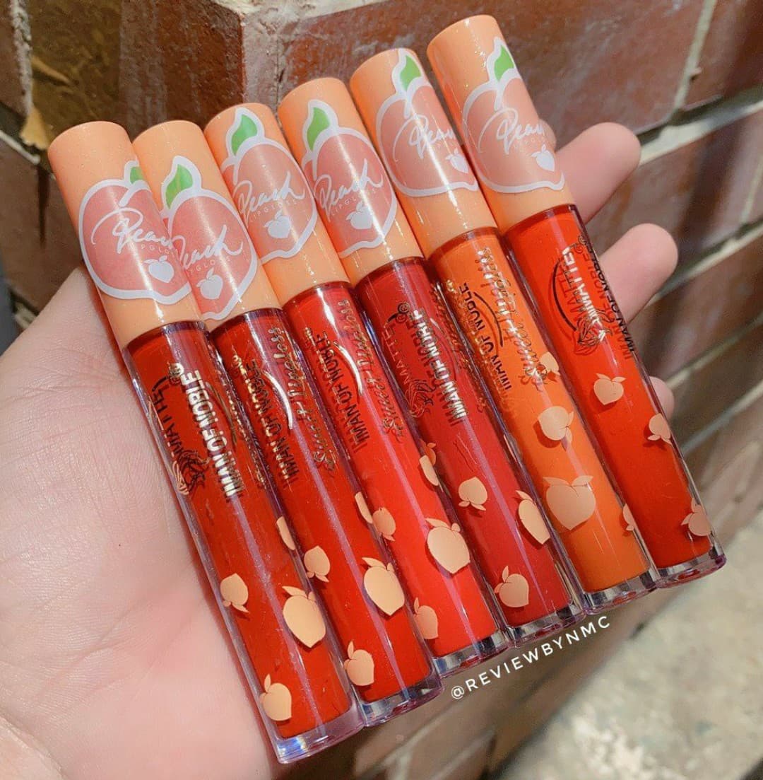 Son Kem Lì ĐÀO CAM 912 Iman of Noble nội địa sỉ rẻ lâu trôi mềm mịn chuẩn màu thơm nứt matte lipstick makeup
