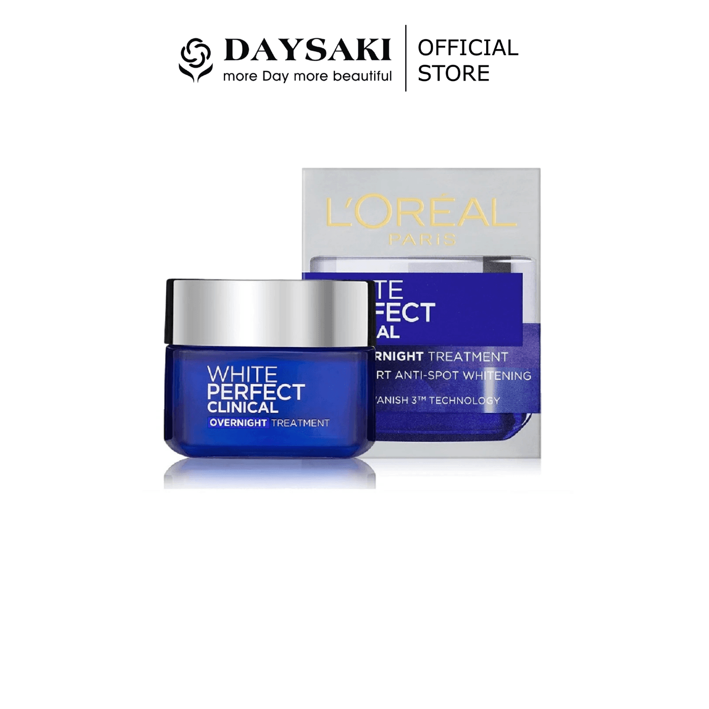 [HCM]L’Oreal Kem Dưỡng Trắng Mịn Và Giảm Thâm Nám Ban Đêm  White Perfect Clinical Overnight Treatment 50ml