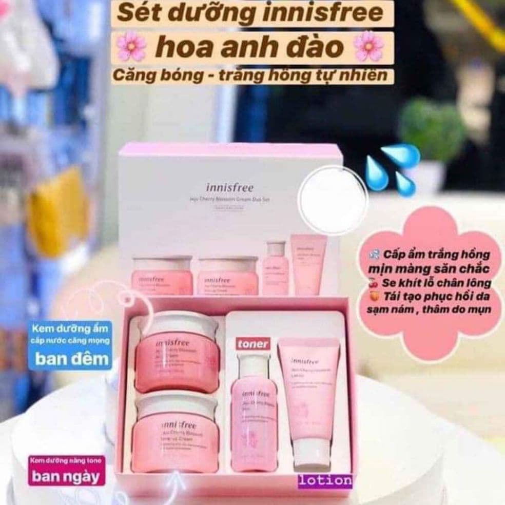 Sét bộ dưỡng da innisfree Hoa Anh Đào