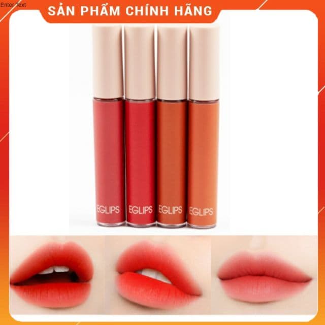 [HCM]Son Kem Lì Siêu Mềm Mịn Eglips Màu đỏ Cam - HuyNhi Shop