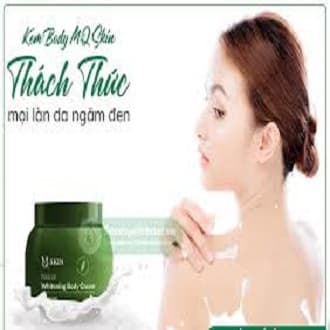 Kem dưỡng trắng da body diệp lục MQ SKIN net 150gr hàng chính hãng