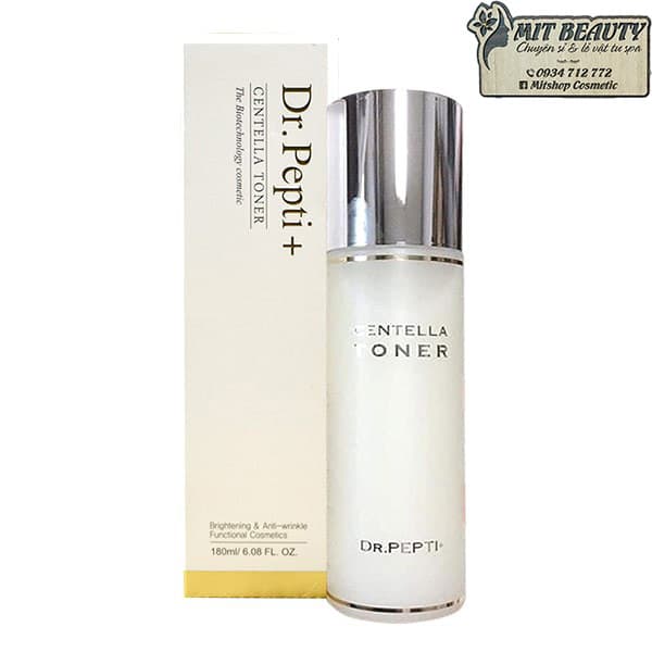 [HCM]Toner Căng Bóng Dr.Pepti Dr Pepti CENTELLA 180ml mẫu mới nhất có vòi gấp đôi lượng pepti