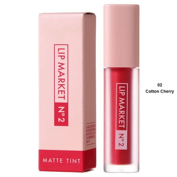 {Big Sales} Son tint dạng Gel nhẹ bền màu TonyMoly Lip Market Matte Tint