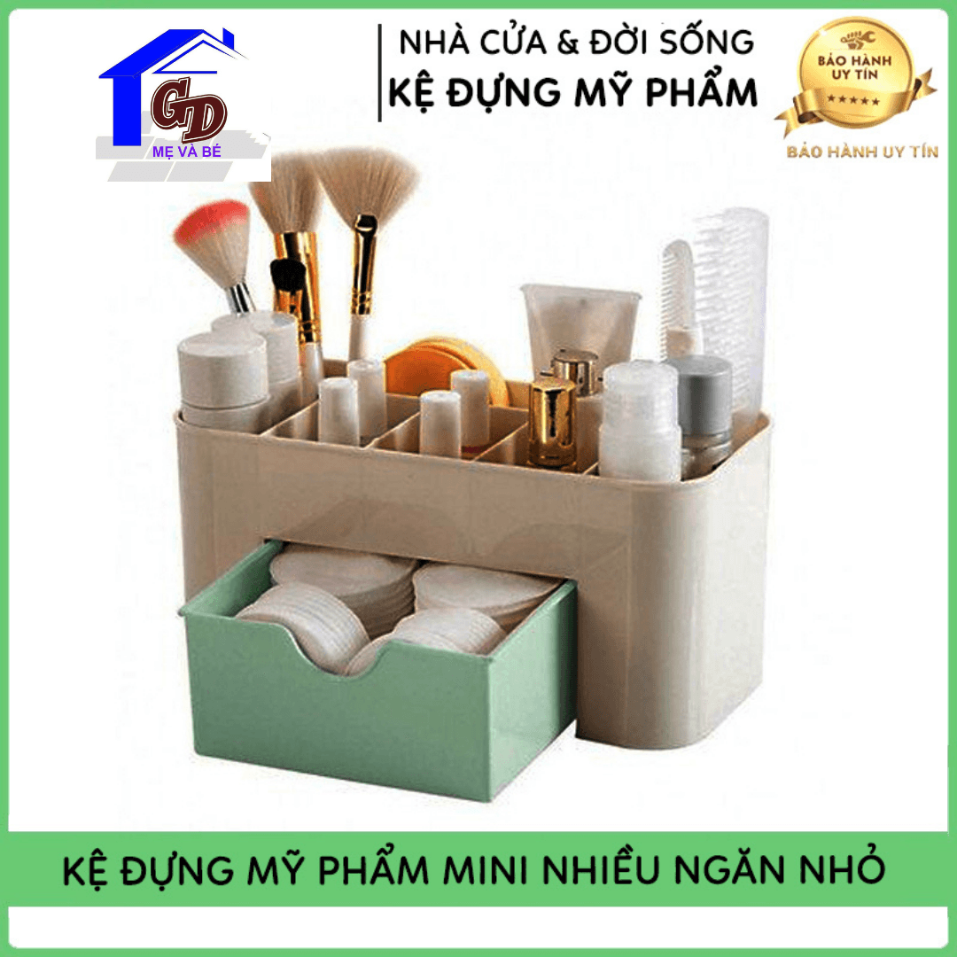 Kệ Đựng Mỹ Phẩm 3 Tầng 2 Ngăn Kéo Hộp Đựng Đồ Trang Điểm Makeup Bằng Nhựa Cao Cấp Siêu Tiện Ích